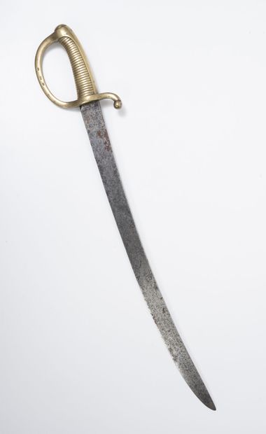Sabre briquet, modèle An XI.

Lame légère...