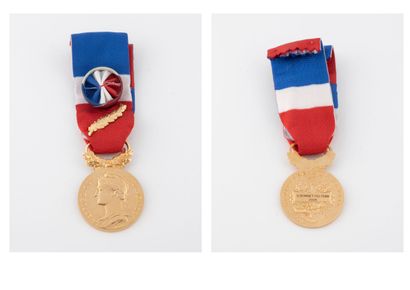France
Médaille d'Honneur du Travail en or...