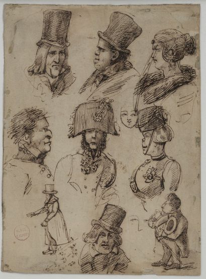 Eugène ISABEY (1804-1886)
Portraits de généraux,...