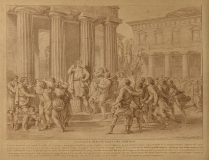 D'après Charles-Nicolas II COCHIN (1715-1790)
Licurgue...
