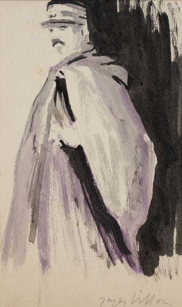 Jacques VILLON (1875-1963)
Portrait de général....