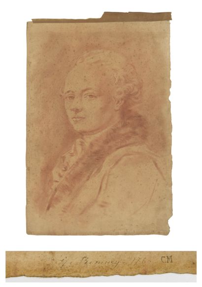 École du XVIII ou XIXème siècle. 
Portrait...