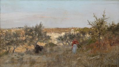 C. MAGNIEN (XIX-XXème siècle)
Jeune femme...