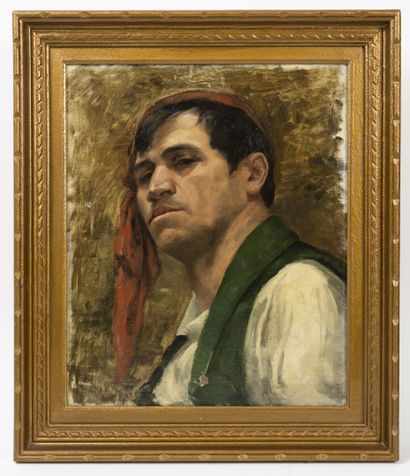 École de la fin du XIXème siècle
Portrait...