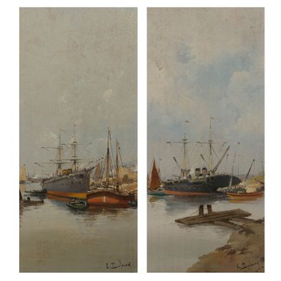 Louis DUPUY (1854-1941)
Pair of seascapes....