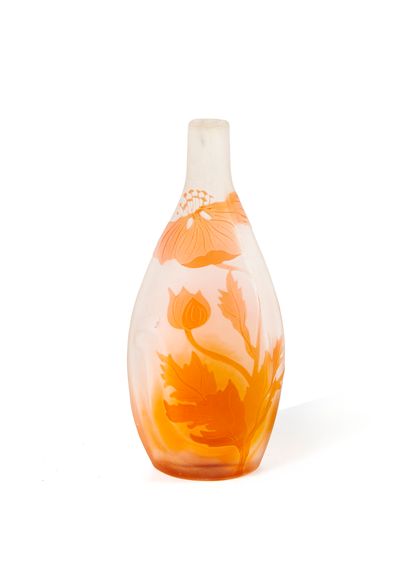 ÉTABLISSEMENTS GALLÉ
Soliflore vase of piriform...
