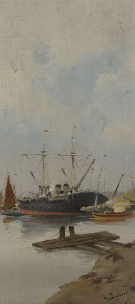 Louis DUPUY (1854-1941)
Pair of seascapes....
