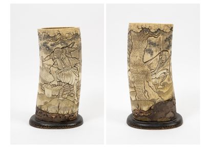 JAPON, seconde moitié du XIXème siècle
Ivory...