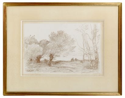 D'après Camille COROT (1796-1875)
Willows...