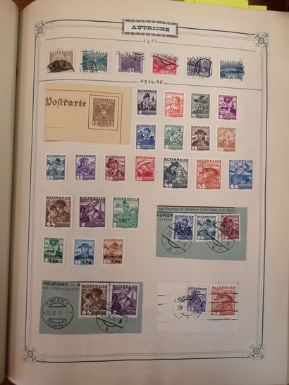 TOUS PAYS
Set of stamps, contained in 3 albums...