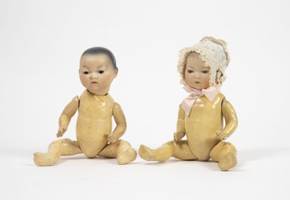 ARMAND MARSEILLE
Two Asian twin dolls. 

Full...
