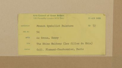 Henri Jules Charles DE GROUX (1866-1930)
The...