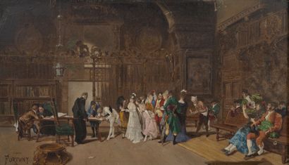 E. CROSNIER, d'après FORTUNY
The marriage...