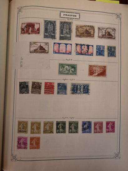 TOUS PAYS
Set of stamps, contained in 3 albums...