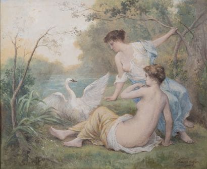 François LAFON (1846-c.1920)
Naked women...