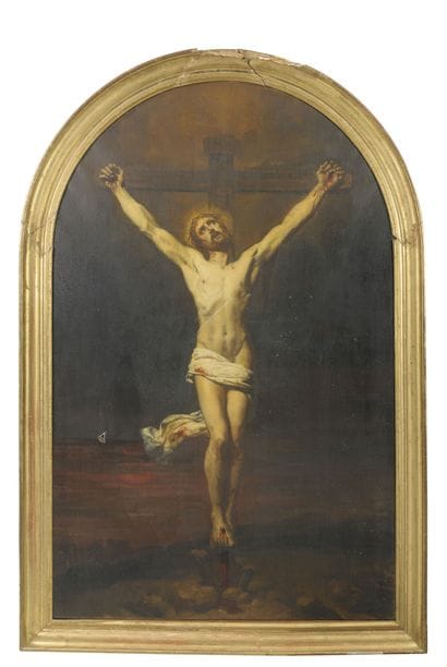 Charles Philippe-A. LARIVIERE (1798-1876)
Crucifixion.

Oil...