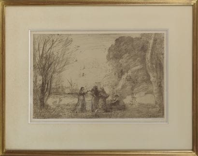 D'après Camille COROT (1796-1875)
A family...