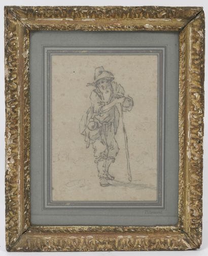 Attribué à Jean-Baptiste PILLEMENT (1728-1808)
Young...
