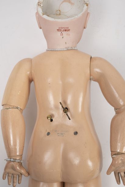 JUMEAU
Phonograph doll.

Porcelain head marked...
