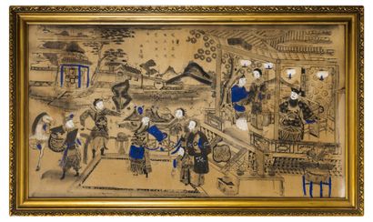 CHINE, Fin du XIXème ou début du XXème siècle
Palace...