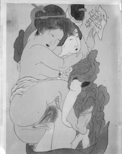 JAPON, XXème siècle, d'après Isoda KORUSAI...
