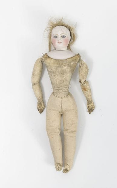 Poupée de mode parisienne, tête pivotante...