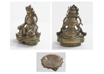 SINO-TIBET, fin XIXème - début du XXème siècle
Bronze...