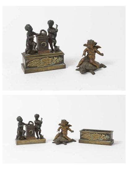 FRANCE, XIXEME SIECLE
Encrier porte-plumes...