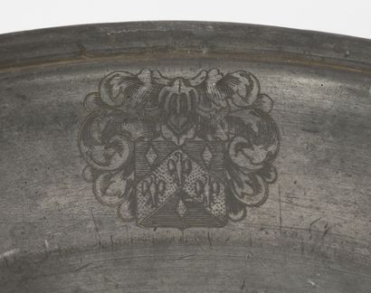 EUROPE, XVIIIème-XIXème siècles
Lot of pewter...