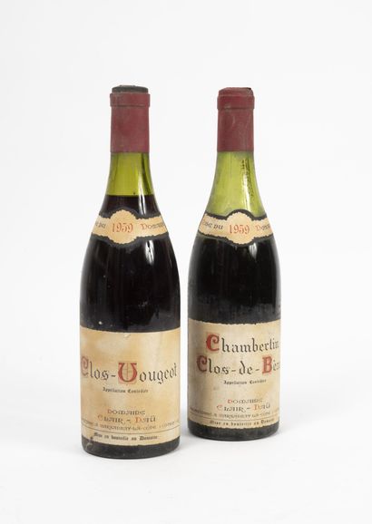 CLOS VOUGEOT
1 bouteille, 1959.

Domaine...