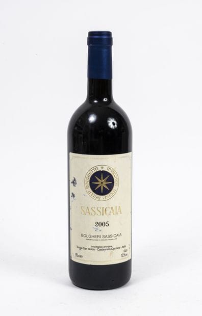 SASSICAIA
Une bouteille, 2005. 

Tenuta San...