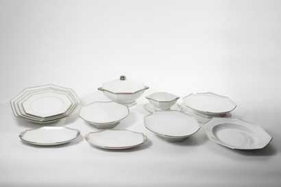 DEPIERREFICHE, Limoges
Part of a white porcelain...