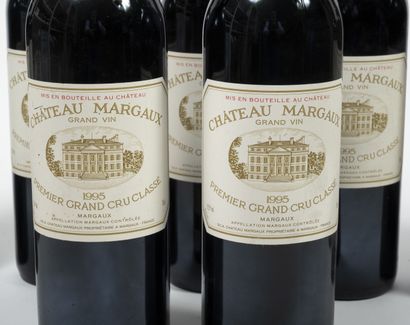 CHÂTEAU MARGAUX
Lot de 9 bouteilles, 1995.

Bon...