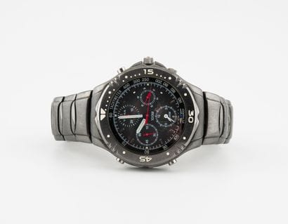 YEMA, Flygraf
Men's wrist watch in blackened...