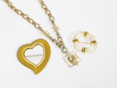 Yves Saint LAURENT
Heart-shaped bag mirror,...