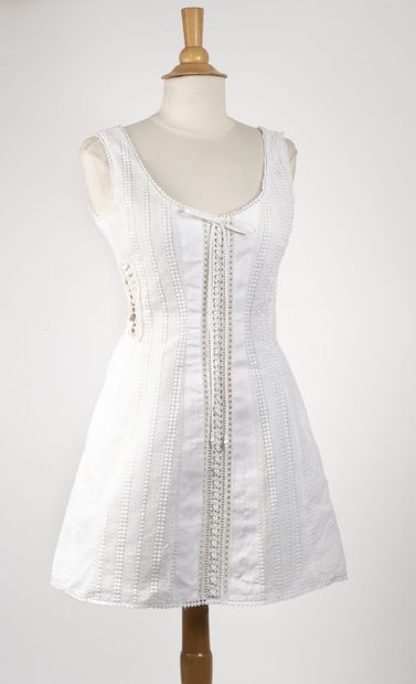 DIOR Boutique
Short white cotton dress with...