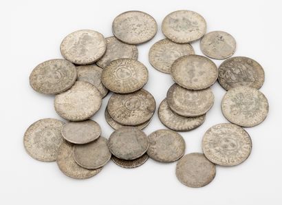 France, XVIIIème siècle
Lot of silver ecus...