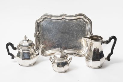 Tétard Frères
Silver tea service (950) with...