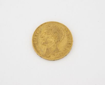 France

40 francs gold. Bonaparte, First...