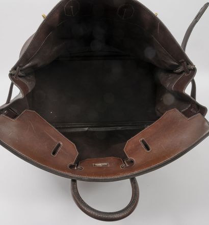 HERMES, France
Top strap bag, 55 cm, in dark...
