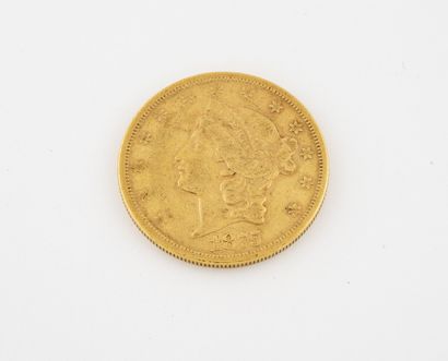 ÉTATS UNIS
20 dollars gold coin, 1875, Type...