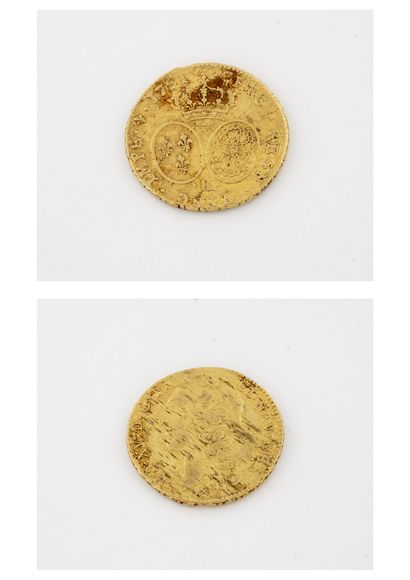 Louis XV (1715 - 1774)
Double Louis d'or...
