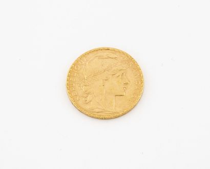 France
20 francs gold coin, IIIrd republic,...