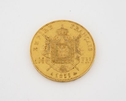 France
Coin of 100 francs gold (900). Napoleon...
