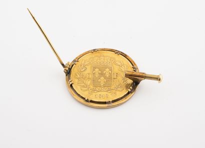 France
Pièce de 40 francs or, Louis XVIII,...