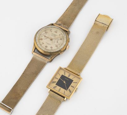 BOLDOR
Men's wristwatch in steel and gilded...
