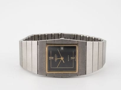 JAEGER
Men's wristwatch in steel and gilded...