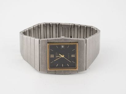 JAEGER
Men's wristwatch in steel and gilded...