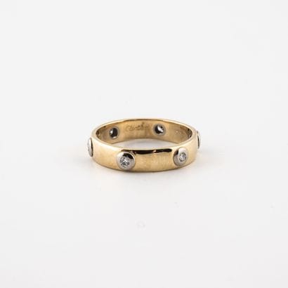 CARTIER
Petite alliance en or jaune (750)...