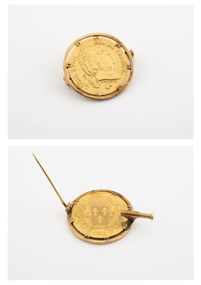 France
Pièce de 40 francs or, Louis XVIII,...